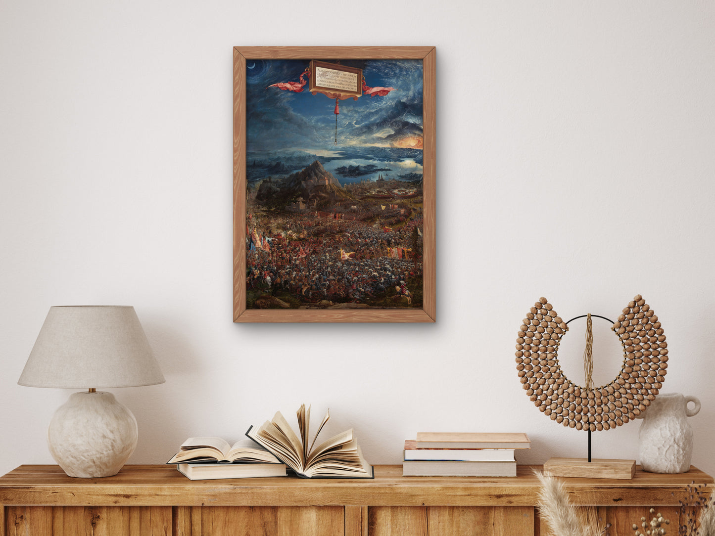 The Battle of Alexander at Issus by Albrecht Altdorfer 1529, Wall Art Print, Fine Art Reproduction, Museum Quality Decor, Poster