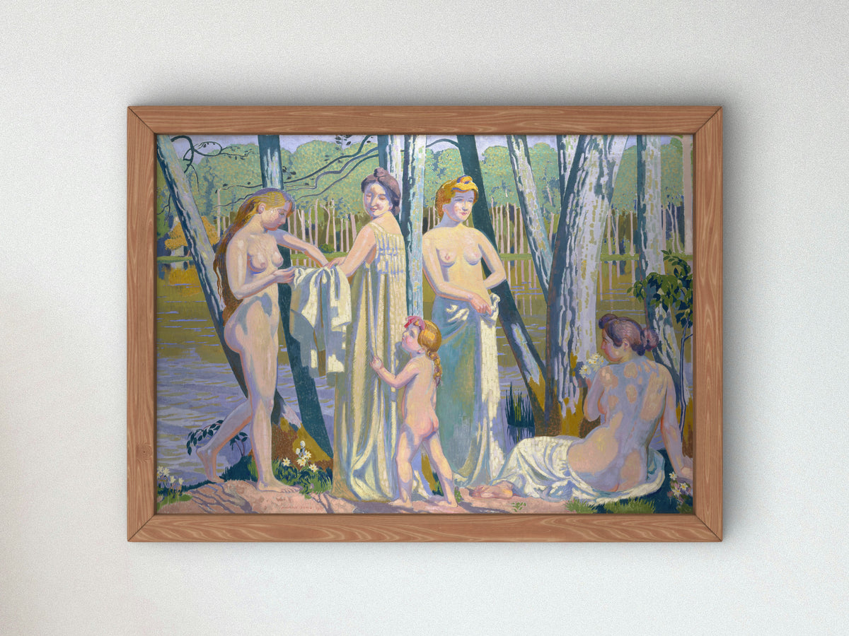 The Bathers by Maurice Denis 1907, Wall Art Print, Fine Art Reproduction, Museum Quality Decor, Poster