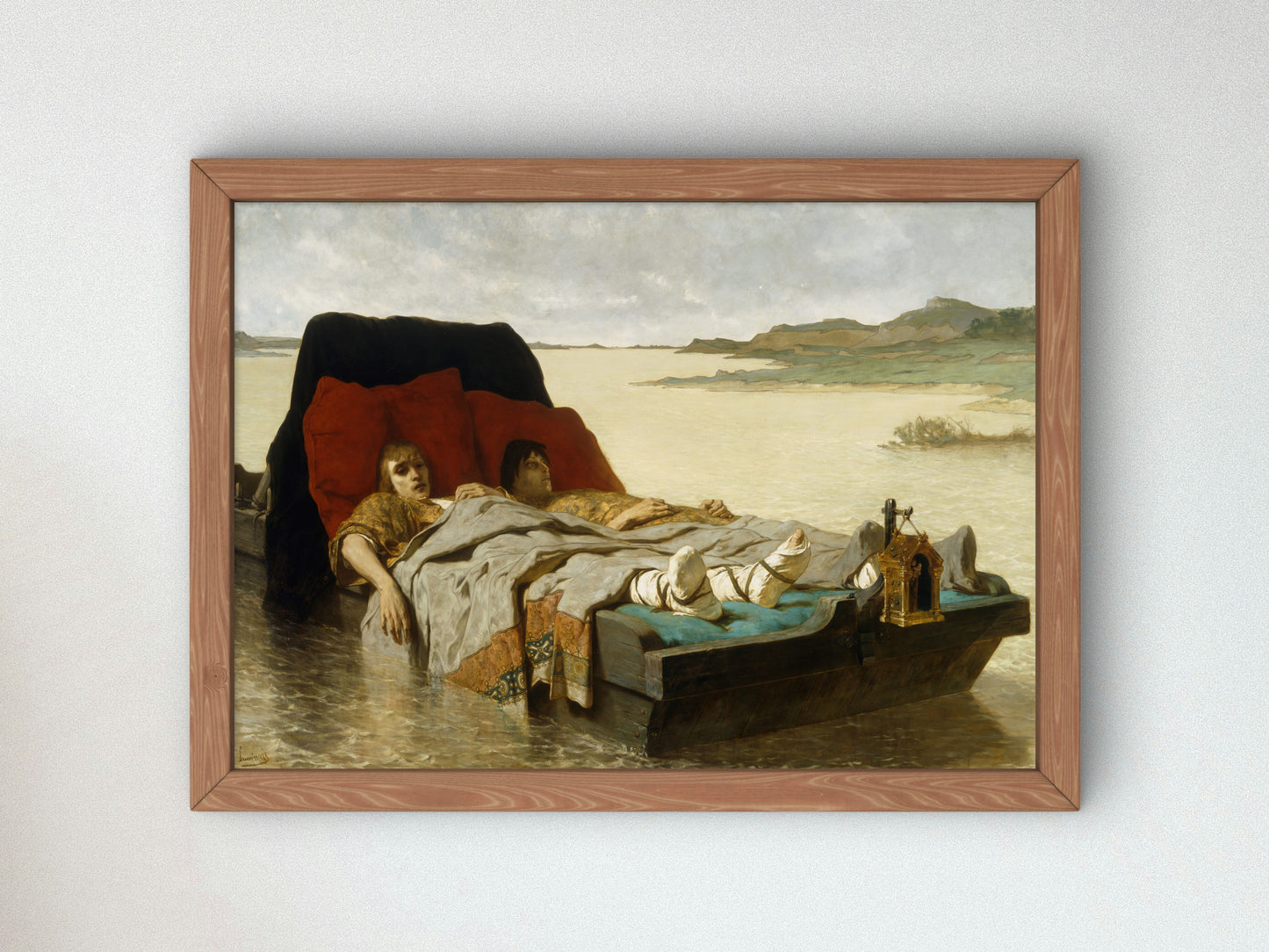 The Sons of Clovis II by Évariste Vital Luminais 1880, Wall Art Print, Fine Art Reproduction, Museum Quality Decor, Poster