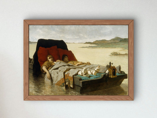 The Sons of Clovis II by Évariste Vital Luminais 1880, Wall Art Print, Fine Art Reproduction, Museum Quality Decor, Poster