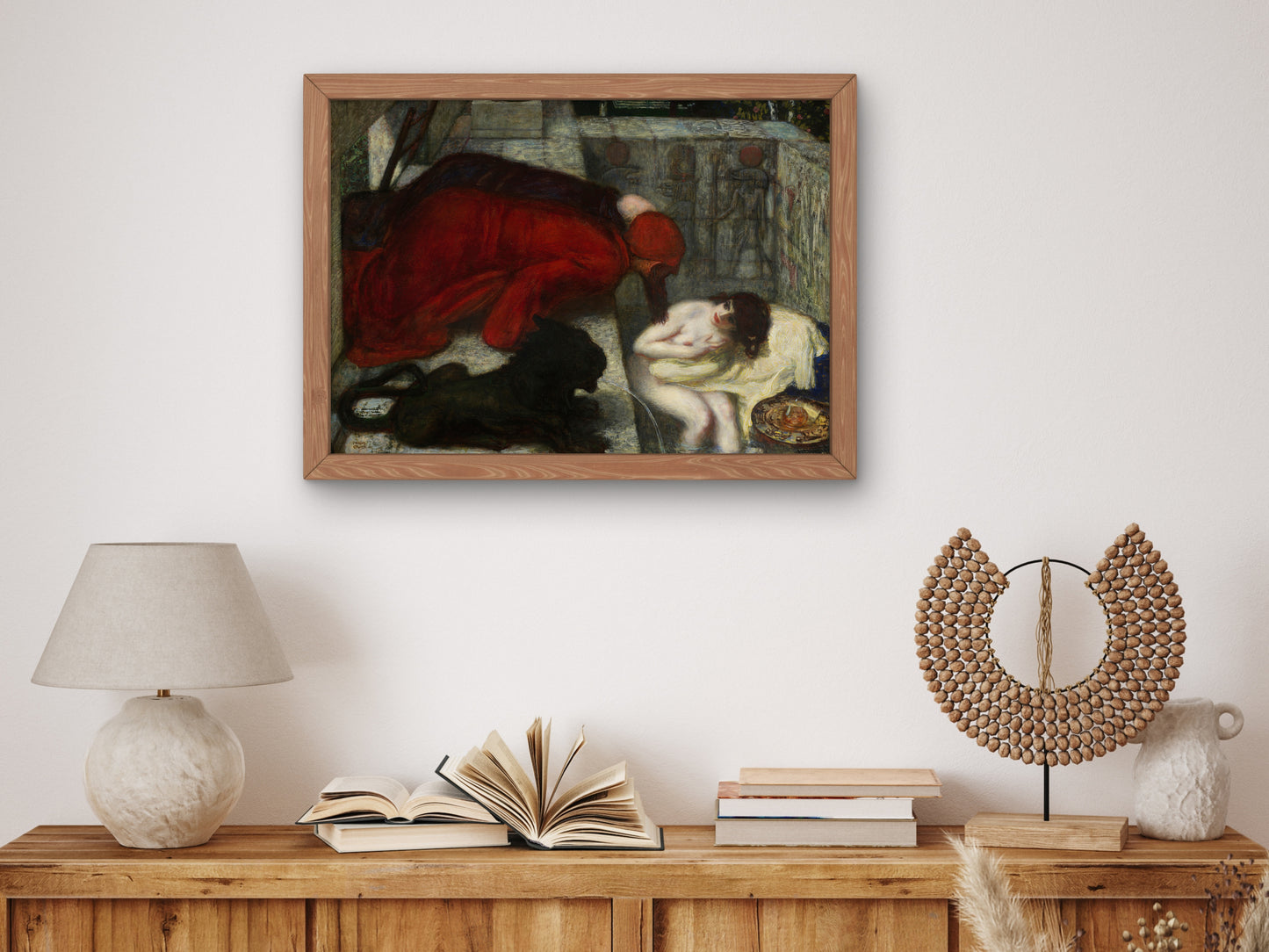 Susanna in the Bath by Franz von Stuck 1896, Wall Art Print, Fine Art Reproduction, Museum Quality Decor, Poster