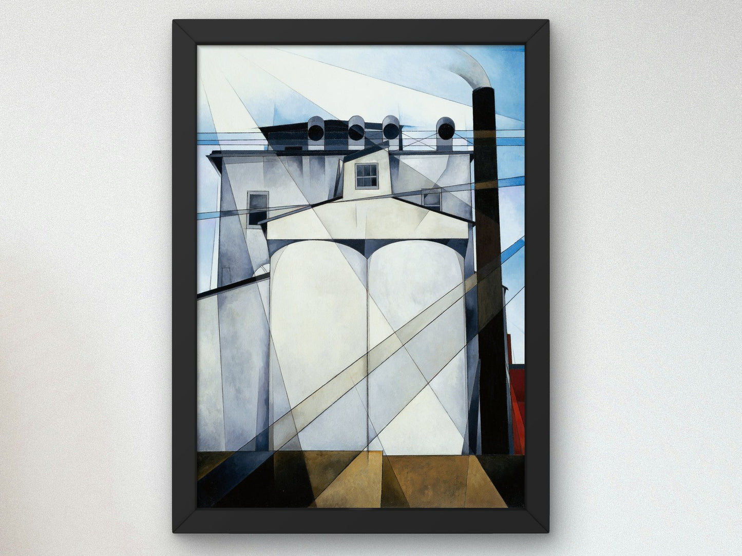 My Egypt by Charles Demuth 1927, Wall Art Print, Fine Art Reproduction, Museum Quality Decor, Poster