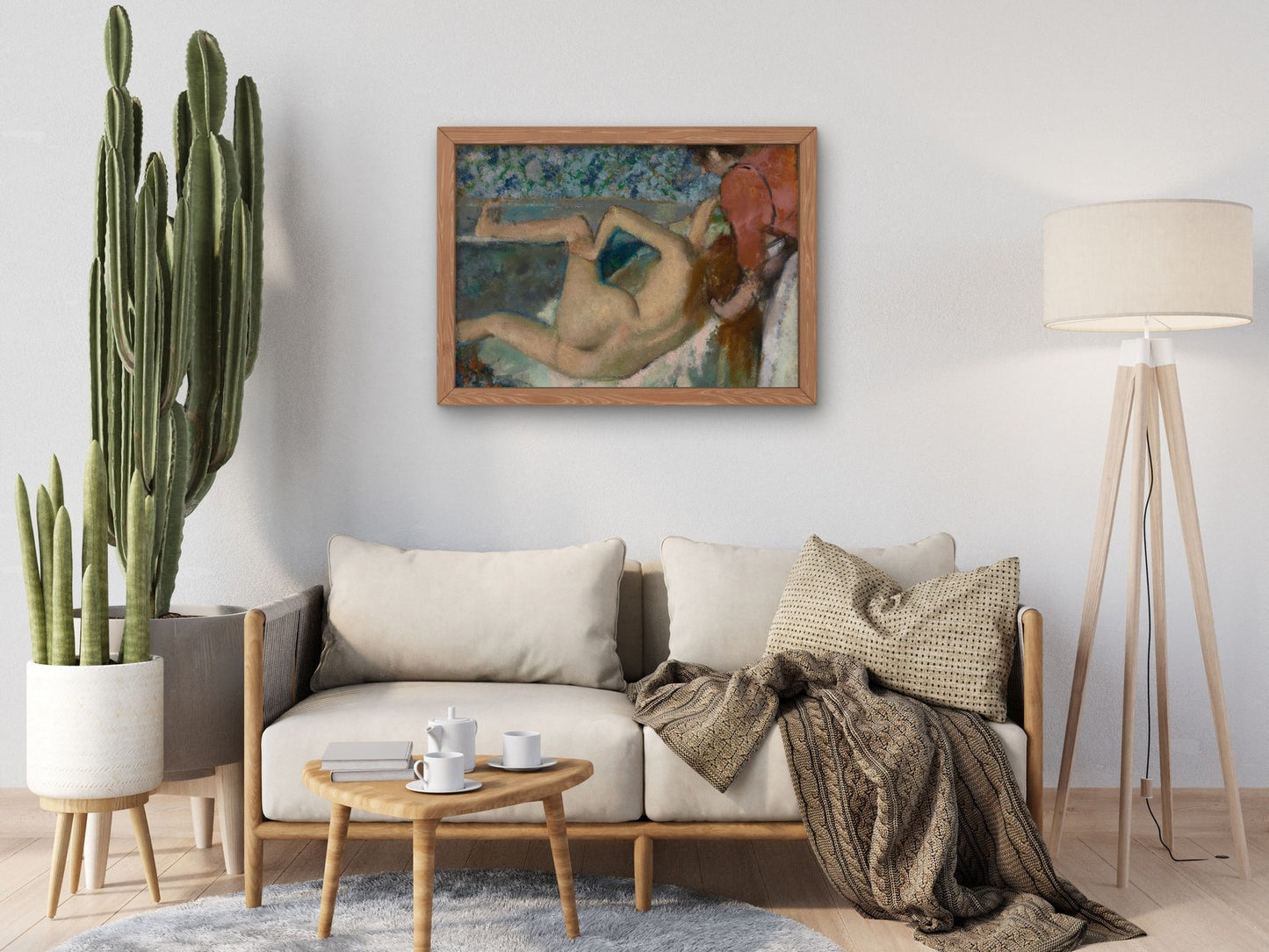 After the Bath by Edgar Degas 1895, Wall Art Print, Fine Art Reproduction, Museum Quality Decor, Poster