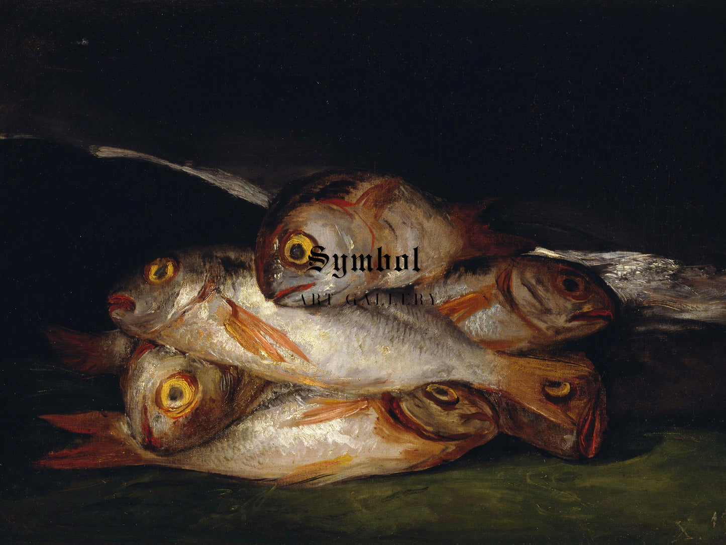 Still Life with Golden Bream by Francisco de Goya, Wall Art Print, Fine Art Reproduction, Museum Quality Decor, Poster