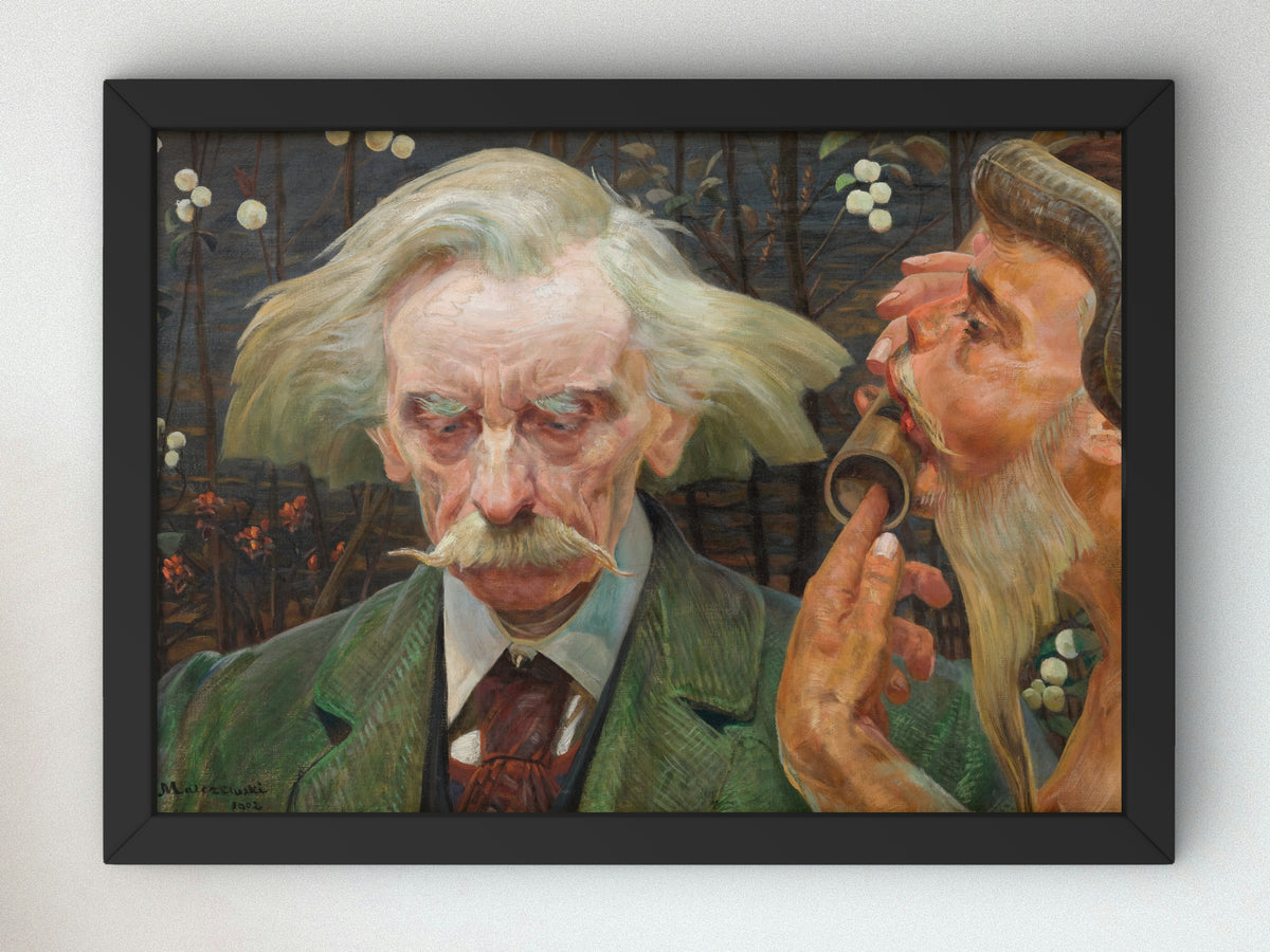 The Unknown Note by Jacek Malczewski 1902, Wall Art Print, Fine Art Reproduction, Museum Quality Decor, Poster