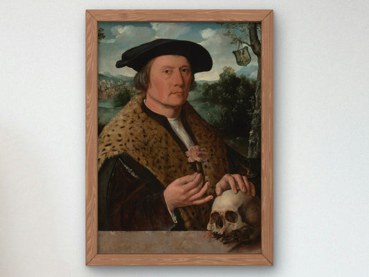 Pompeius Occo by Dirck Jacobsz 1531, Wall Art Print, Fine Art Reproduction, Museum Quality Decor, Poster