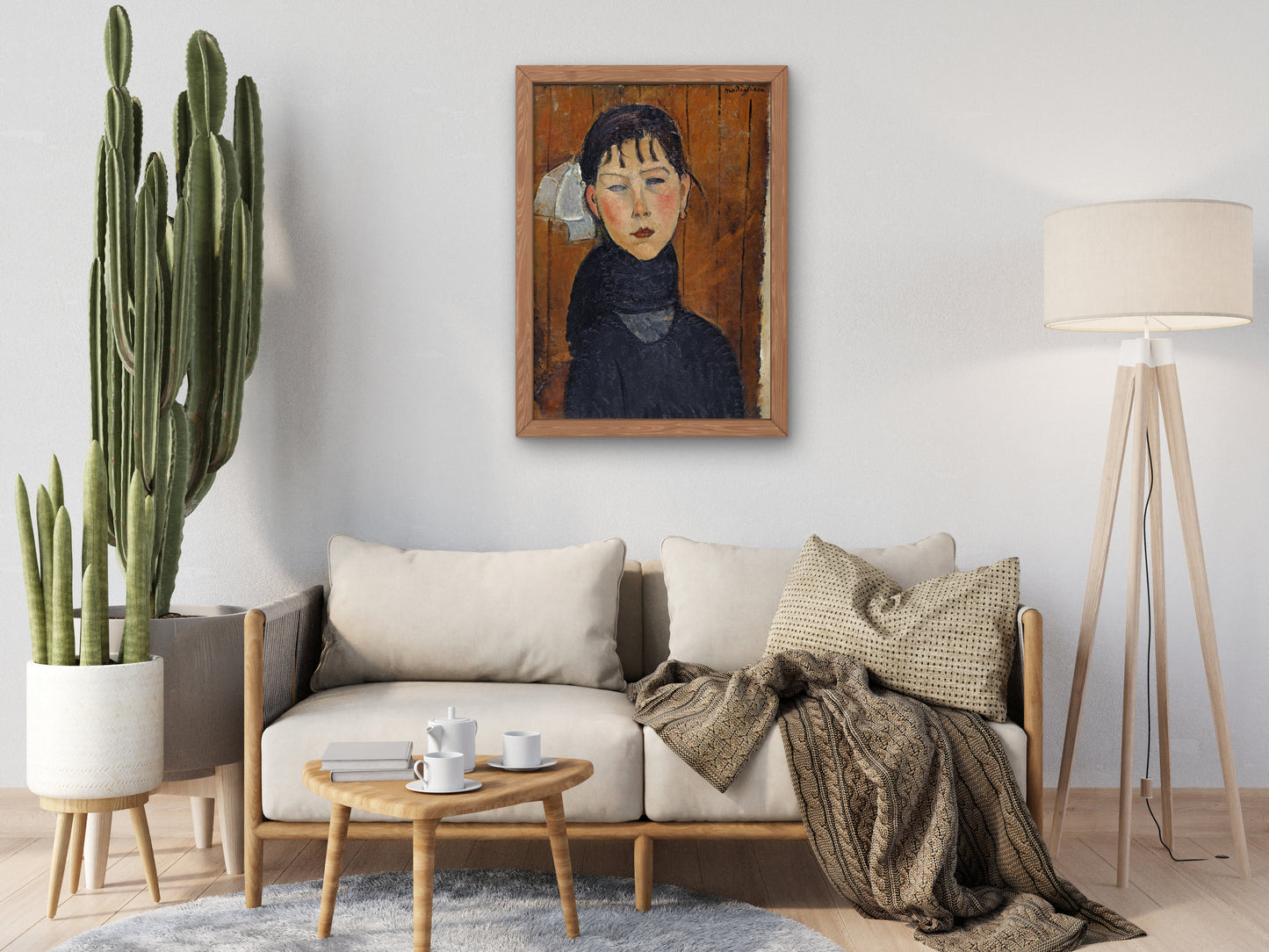 Marie, Daughter of the People by Amedeo Modigliani 1918, Wall Art Print, Fine Art Reproduction, Museum Quality Decor, Poster