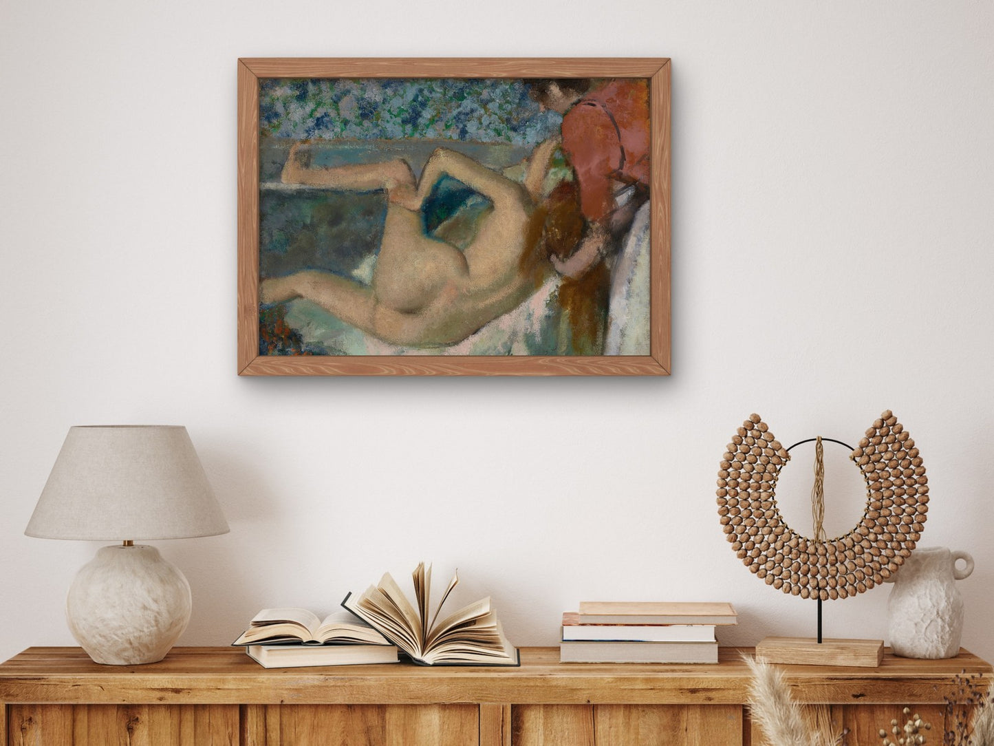 After the Bath by Edgar Degas 1895, Wall Art Print, Fine Art Reproduction, Museum Quality Decor, Poster