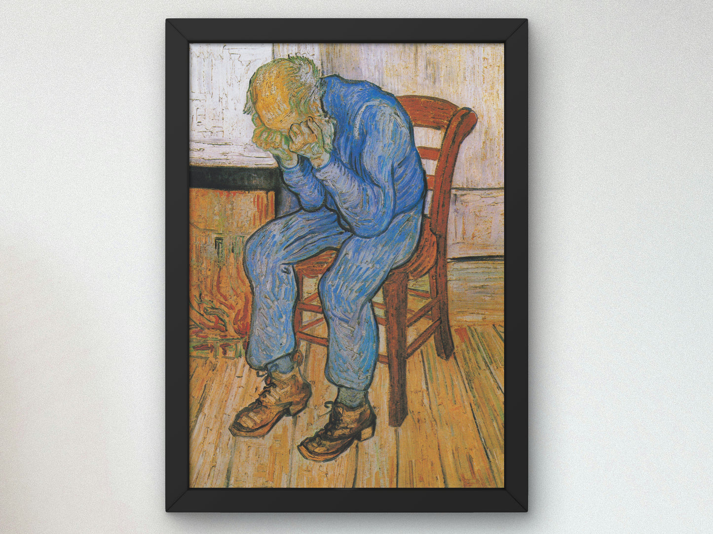 At Eternity's Gate by Vincent van Gogh 1890, Wall Art Print, Fine Art Reproduction, Museum Quality Decor, Poster