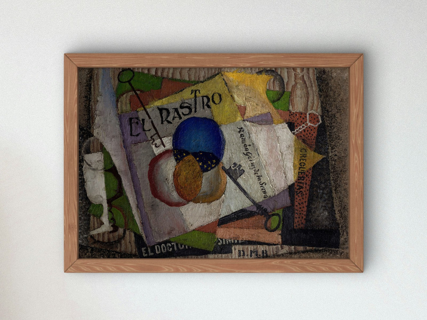 El Rastro by Diego Rivera 1915, Wall Art Print, Fine Art Reproduction, Museum Quality Decor, Poster