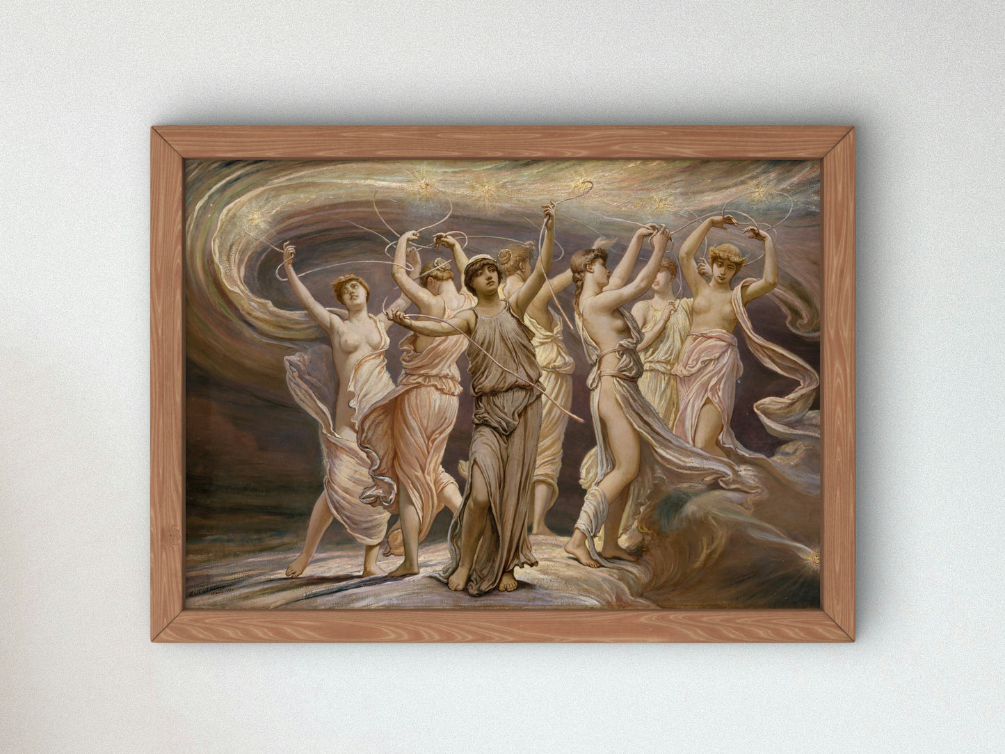 The Pleiades by Elihu Vedder 1885, Wall Art Print, Fine Art Reproduction, Museum Quality Decor, Poster
