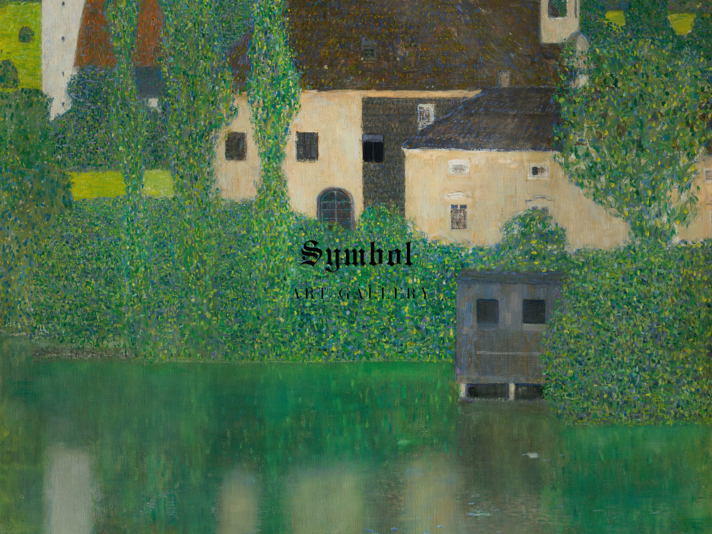 Water Castle by Gustav Klimt 1908, Wall Art Print, Fine Art Reproduction, Museum Quality Decor, Poster
