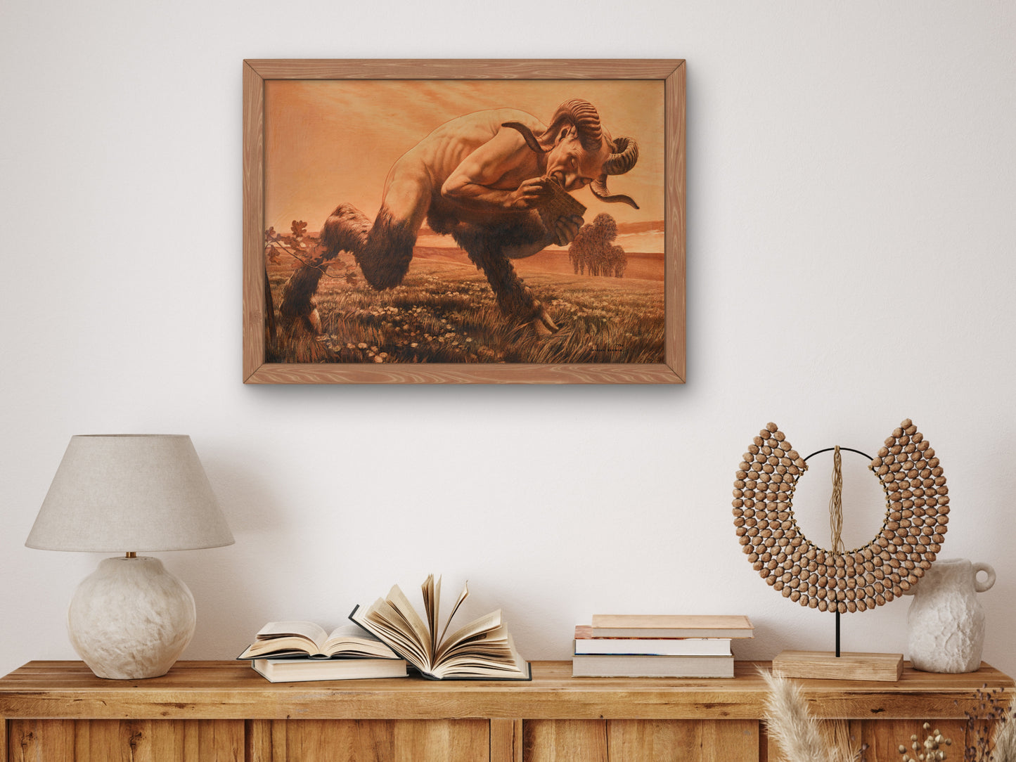 L'Heure du Faune by Carlos Schwabe 1920, Wall Art Print, Fine Art Reproduction, Museum Quality Decor, Poster