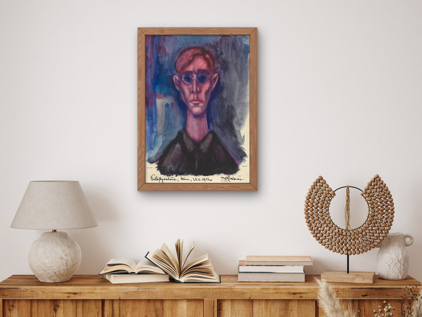 Depression by Karl Wiener 1932, Wall Art Print, Fine Art Reproduction, Museum Quality Decor, Poster
