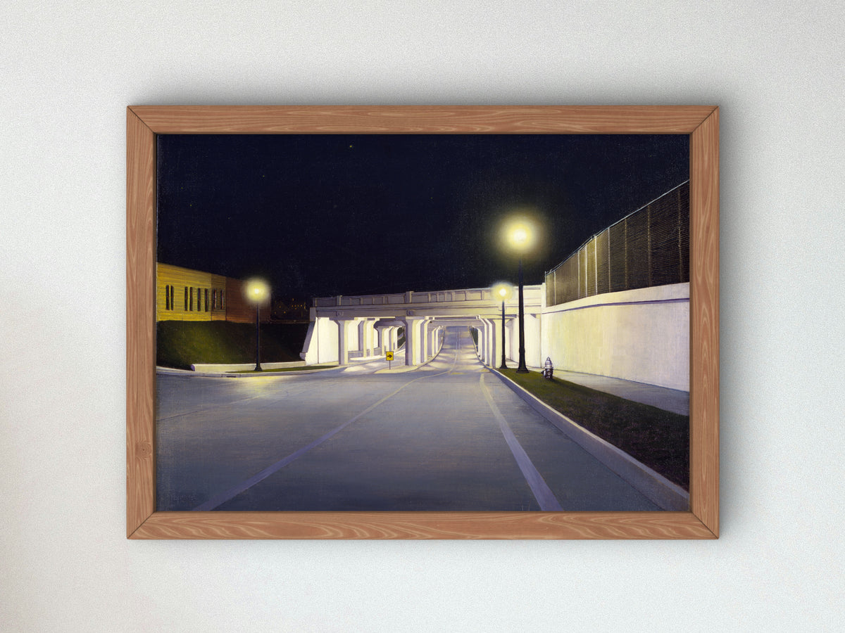 Underpass, New York by Unknown 1933, Wall Art Print, Fine Art Reproduction, Museum Quality Decor, Poster
