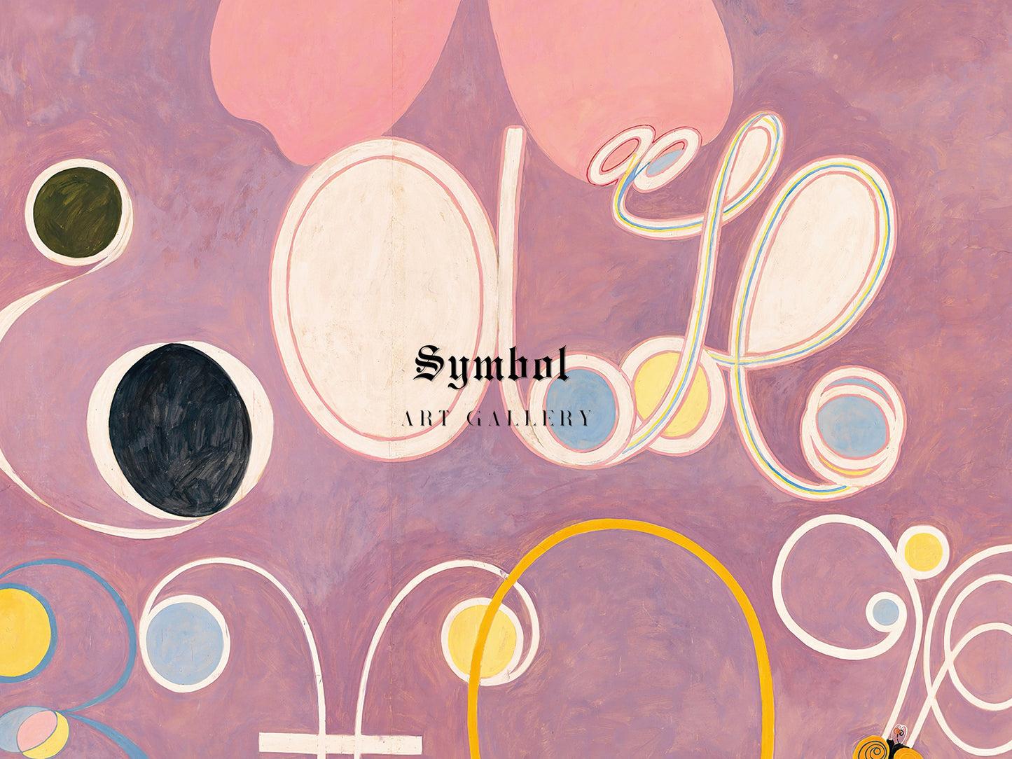 The Ten Largest No 5 Adulthood by Hilma af Klint 1907, Wall Art Print, Fine Art Reproduction, Museum Quality Decor, Poster