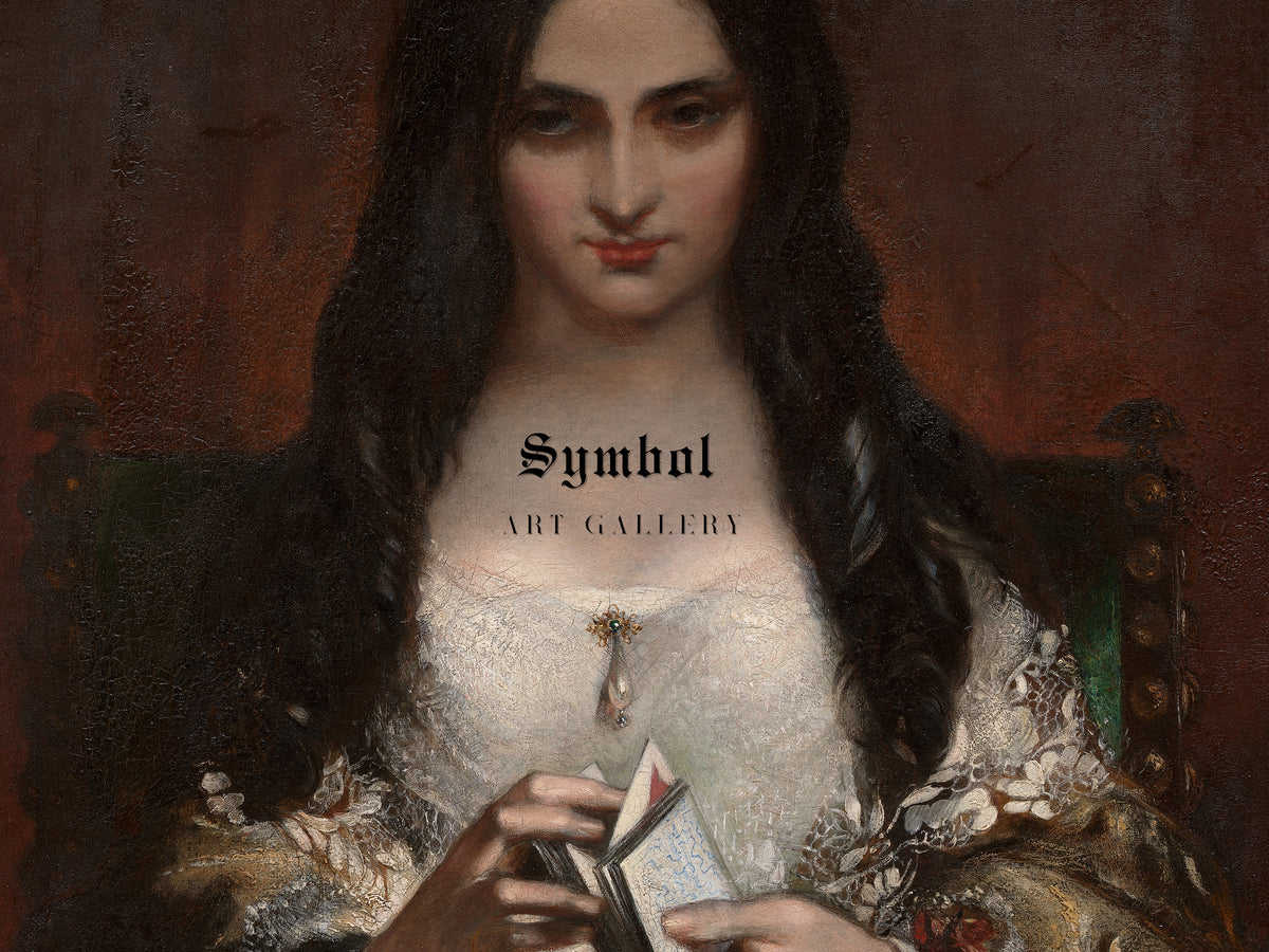 The Wish by Theodor von Holst 1840, Wall Art Print, Fine Art Reproduction, Museum Quality Decor, Poster