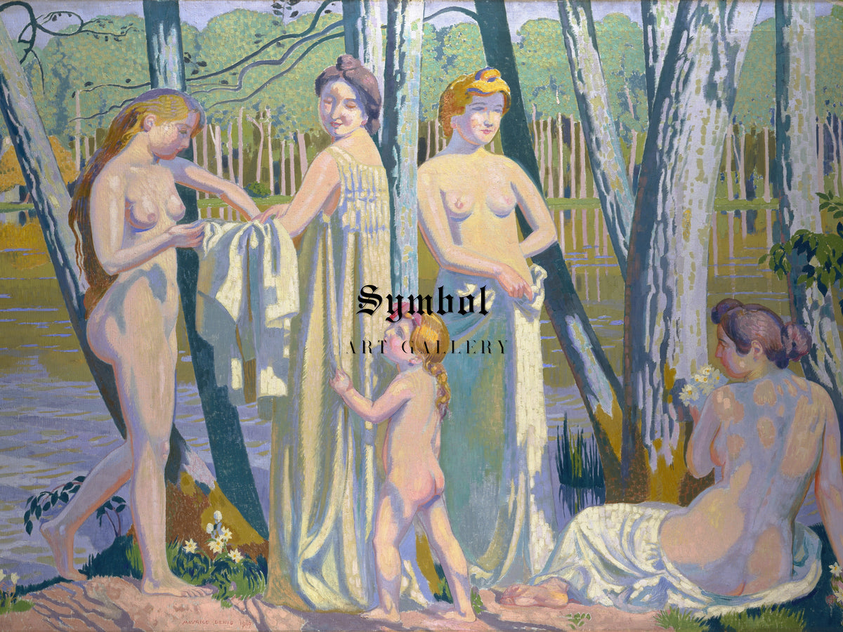 The Bathers by Maurice Denis 1907, Wall Art Print, Fine Art Reproduction, Museum Quality Decor, Poster