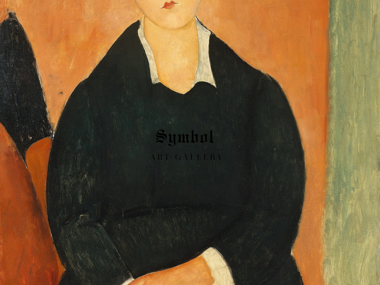 The Italian by Amedeo Modigliani 1917, Wall Art Print, Fine Art Reproduction, Museum Quality Decor, Poster