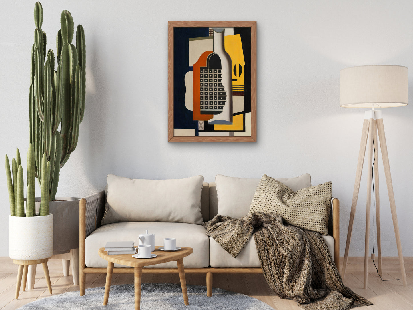 Still Life with Bottle by Fernand Léger 1926, Wall Art Print, Fine Art Reproduction, Museum Quality Decor, Poster