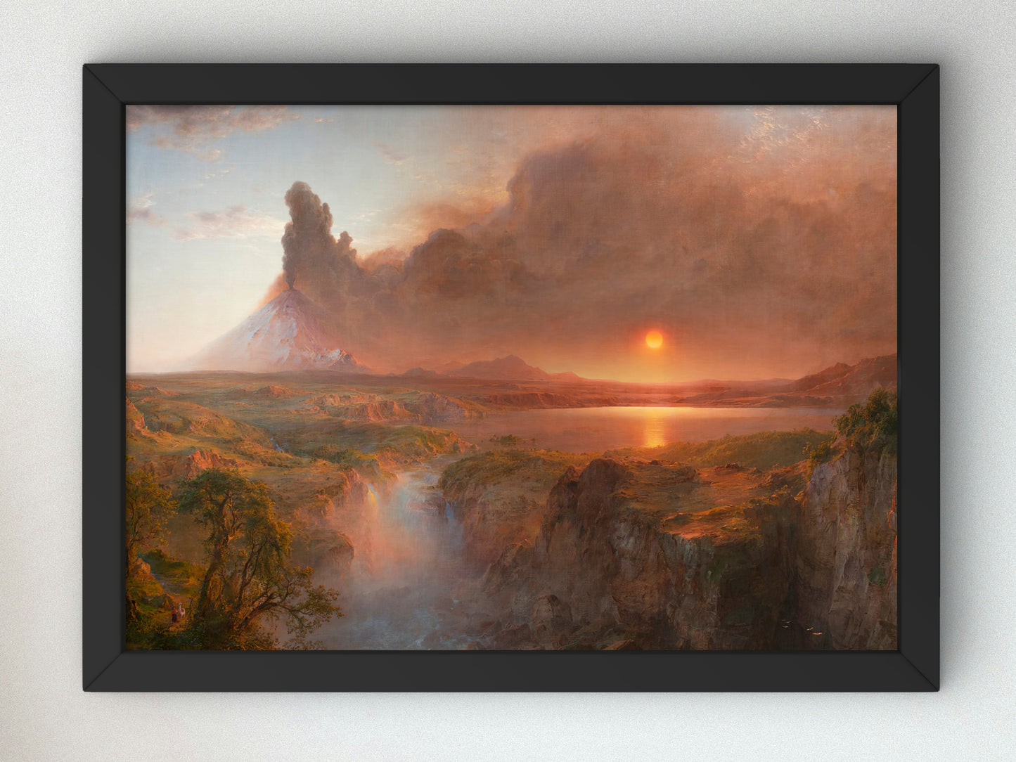 Cotopaxi by Frederic Edwin Church 1862, Wall Art Print, Fine Art Reproduction, Museum Quality Decor, Poster