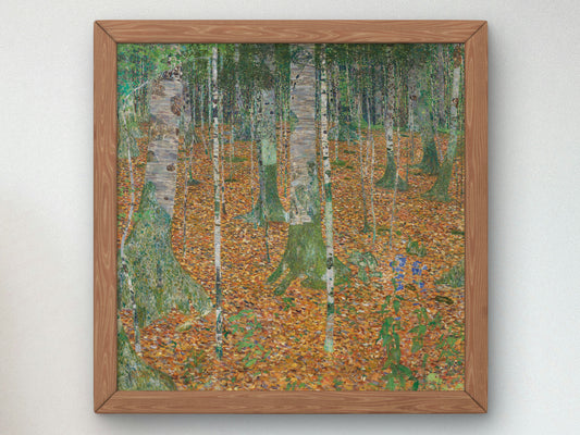 Birch Forest by Gustav Klimt 1903, Wall Art Print, Fine Art Reproduction, Museum Quality Decor, Poster