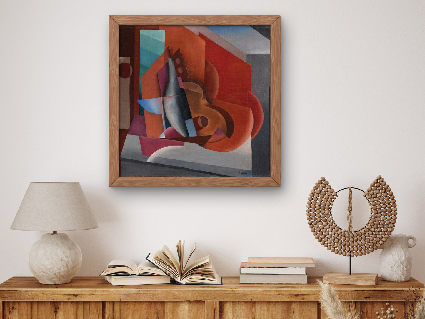 Plastic Values of Objects by Fillia 1928, Wall Art Print, Fine Art Reproduction, Museum Quality Decor, Poster