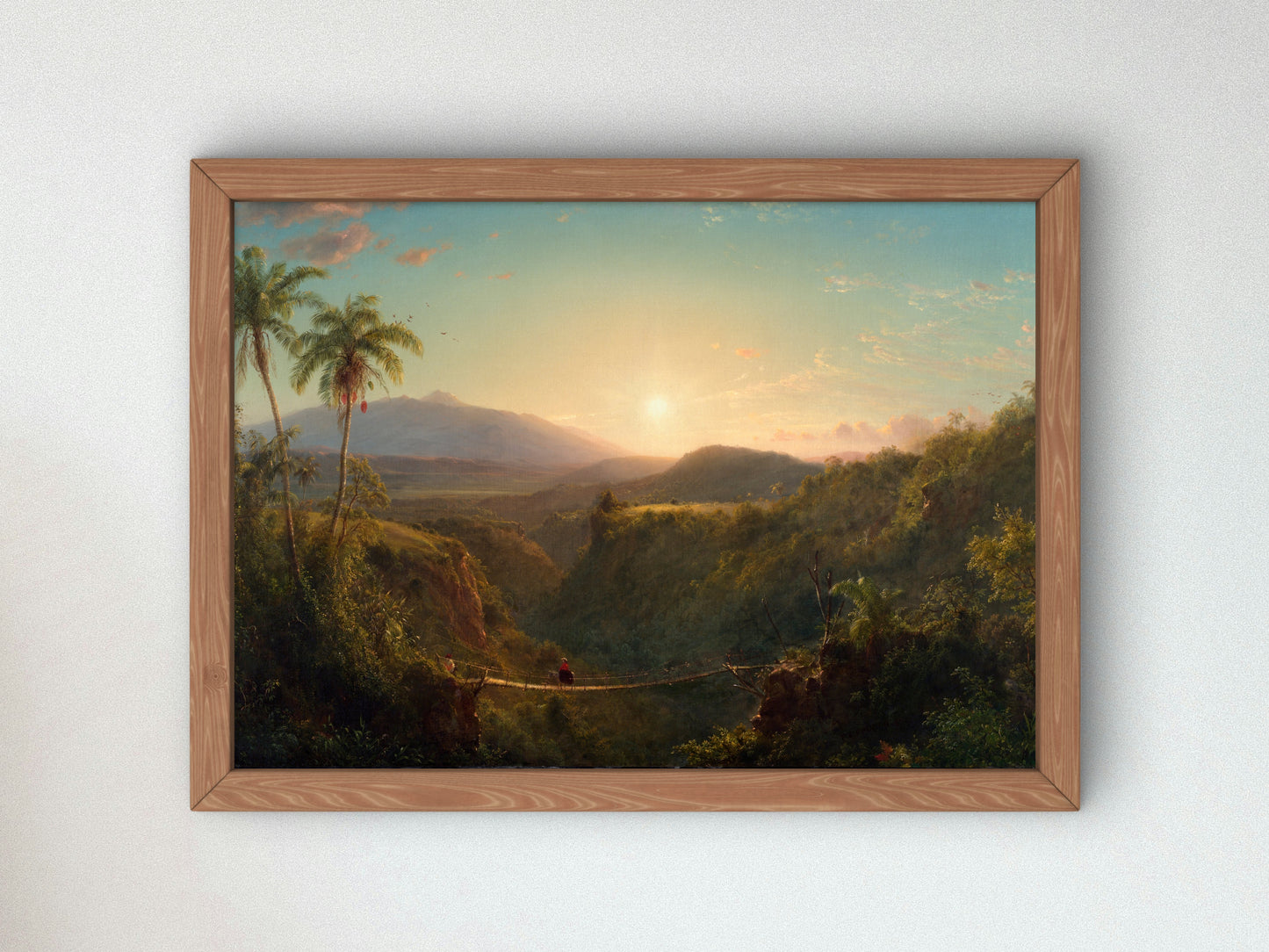 Pichincha by Frederic Edwin Church 1857, Wall Art Print, Fine Art Reproduction, Museum Quality Decor, Poster