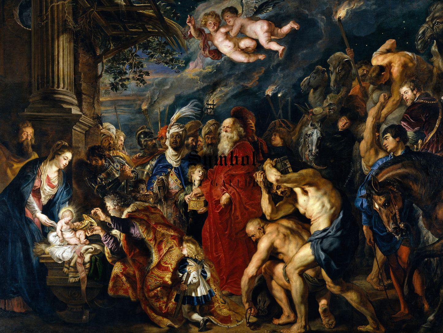 Adoration of the Magi by Peter Paul Rubens 1628, Wall Art Print, Fine Art Reproduction, Museum Quality Decor, Poster