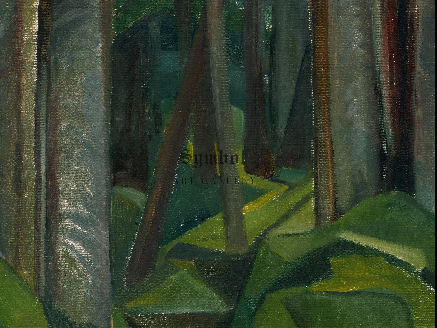 Forest Scene by Emily Carr 1932, Wall Art Print, Fine Art Reproduction, Museum Quality Decor, Poster