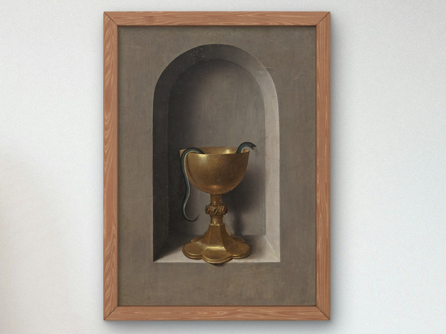 Chalice of Saint John the Evangelist by Hans Memling 1476, Wall Art Print, Fine Art Reproduction, Museum Quality Decor, Poster