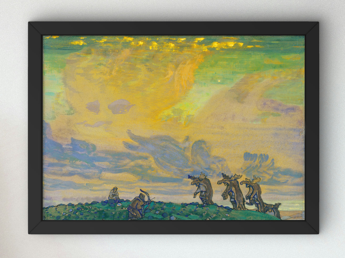 The Great Sacrifice by Nicholas Roerich 1910, Wall Art Print, Fine Art Reproduction, Museum Quality Decor, Poster