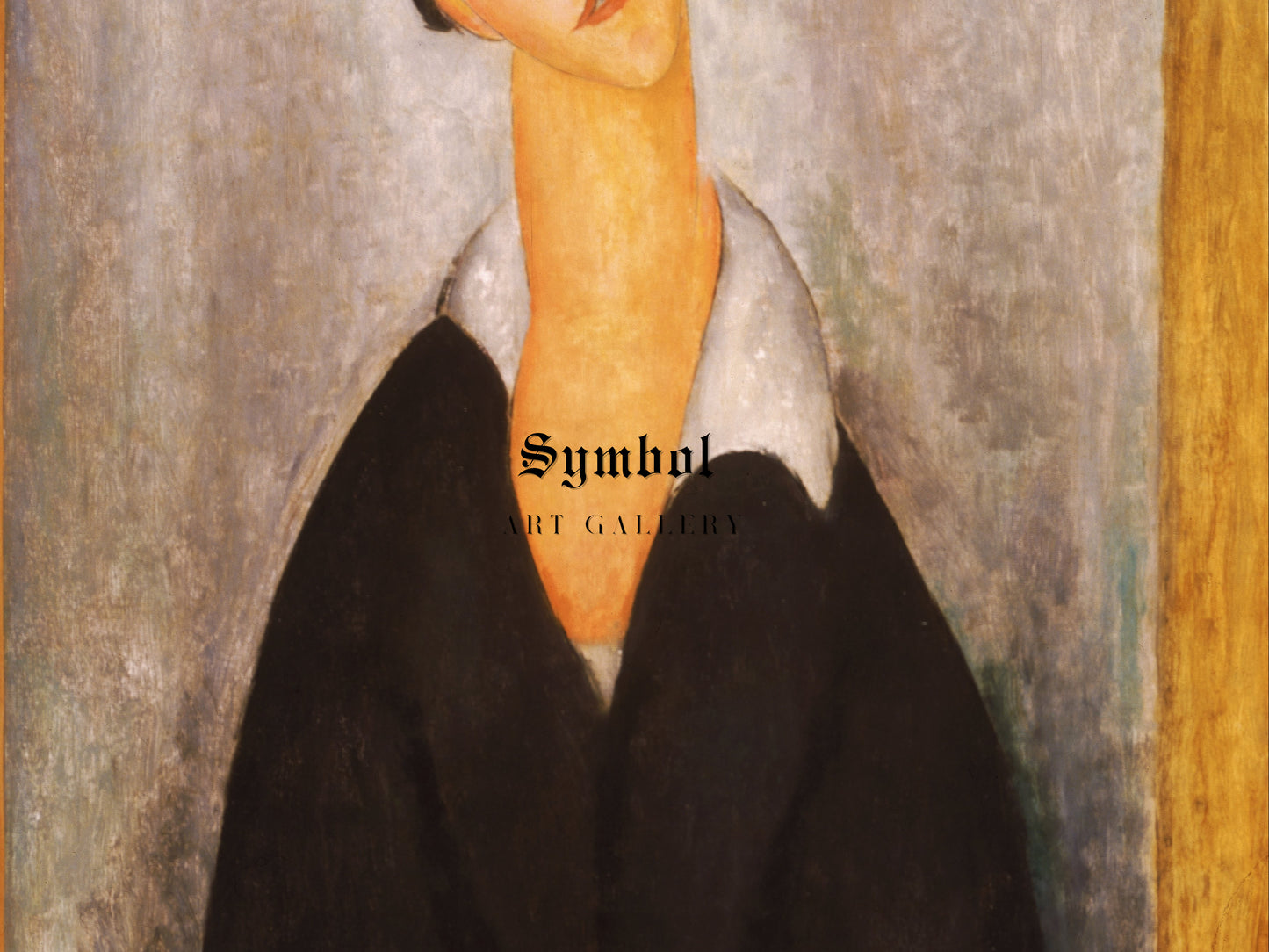 Portrait of a Polish Woman by Amedeo Modigliani, Wall Art Print, Fine Art Reproduction, Museum Quality Decor, Poster