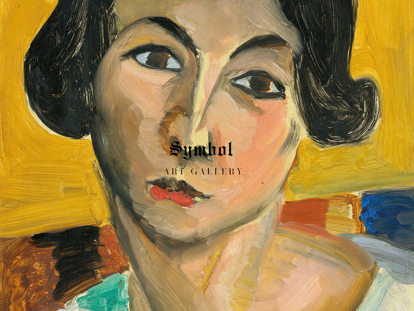 Tête de femme penchée Lorette by Henri Matisse 1916, Wall Art Print, Fine Art Reproduction, Museum Quality Decor, Poster