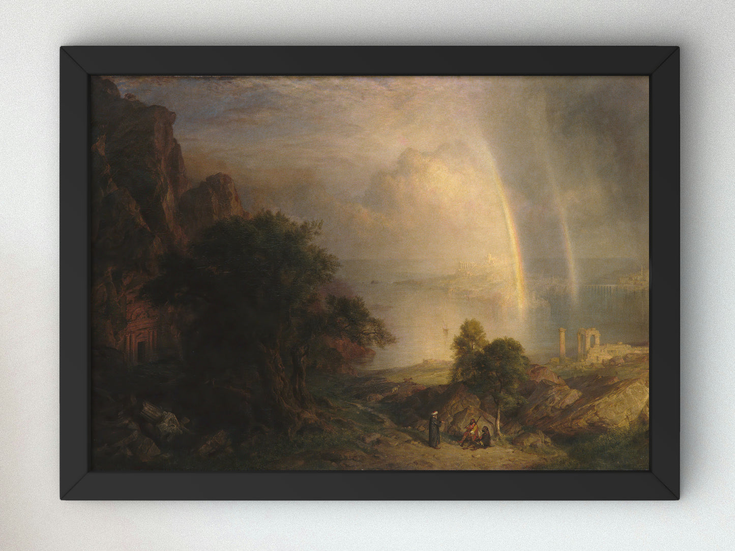 The Aegean Sea by Frederic Edwin Church 1877, Wall Art Print, Fine Art Reproduction, Museum Quality Decor, Poster