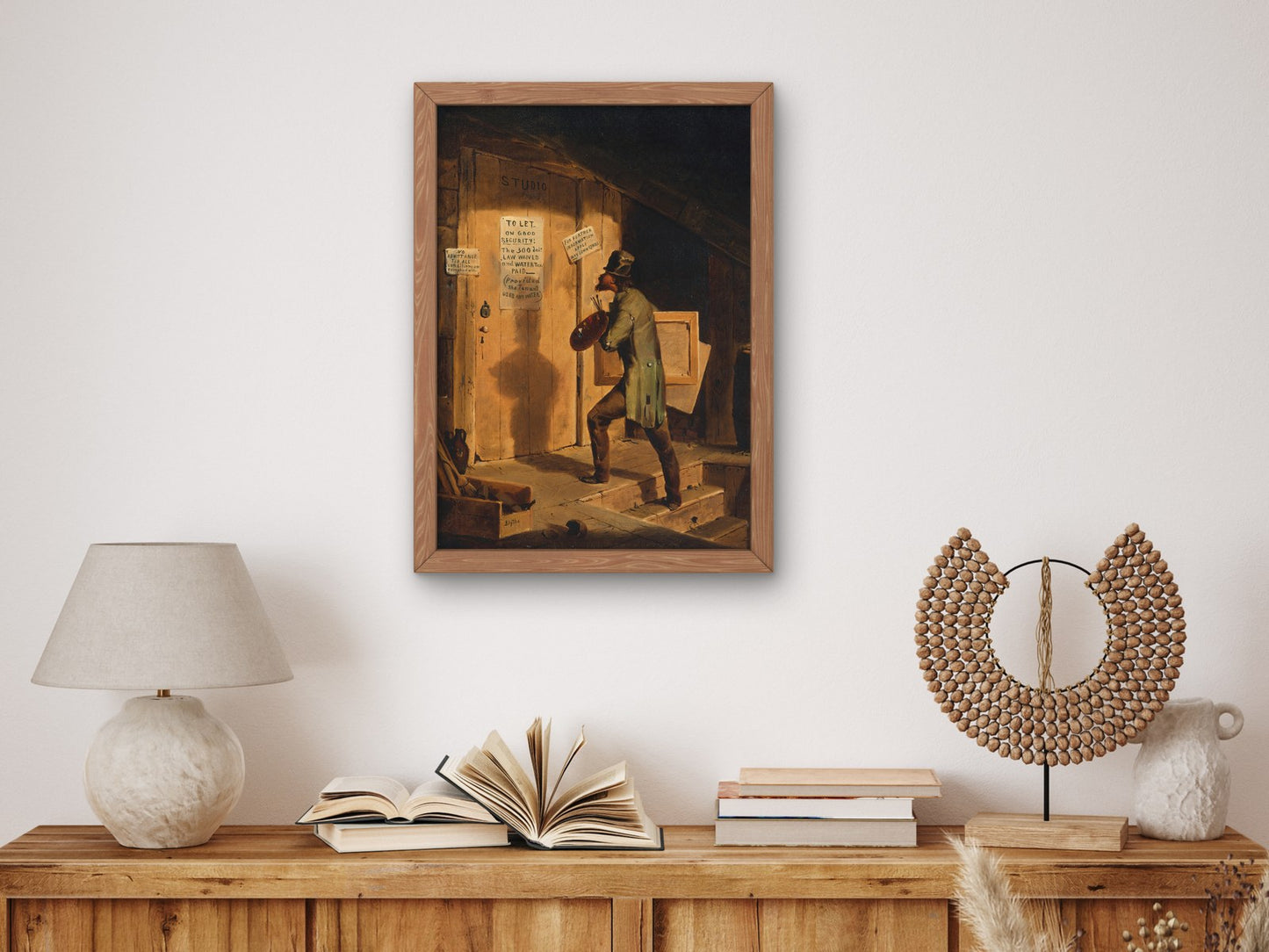 Art Versus Law by David Gilmour Blythe 1859, Wall Art Print, Fine Art Reproduction, Museum Quality Decor, Poster