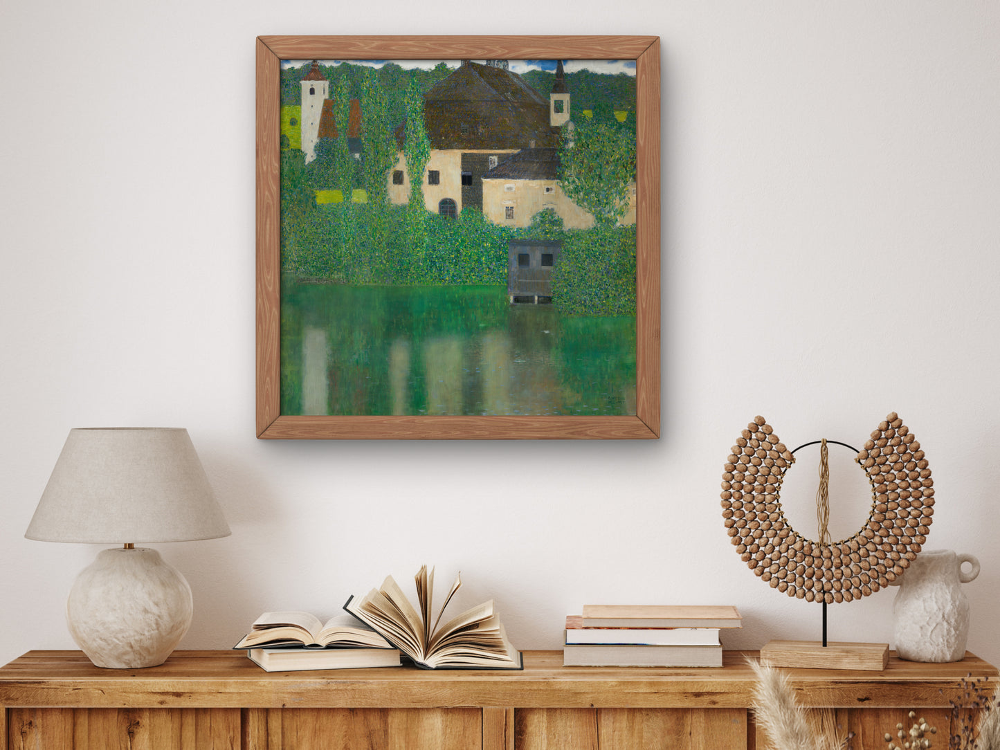 Water Castle by Gustav Klimt 1908, Wall Art Print, Fine Art Reproduction, Museum Quality Decor, Poster