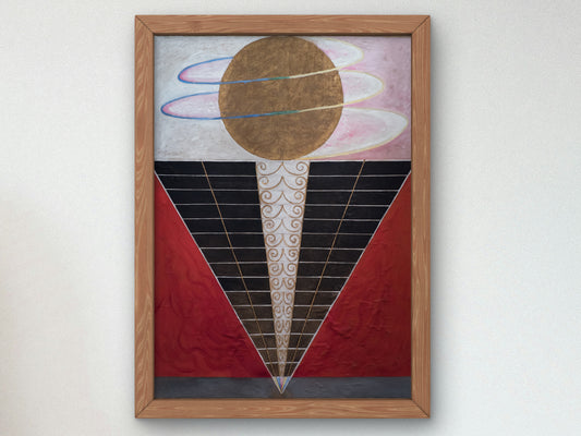 Group X No. 2 Altarpiece by Hilma af Klint 1915, Wall Art Print, Fine Art Reproduction, Museum Quality Decor, Poster