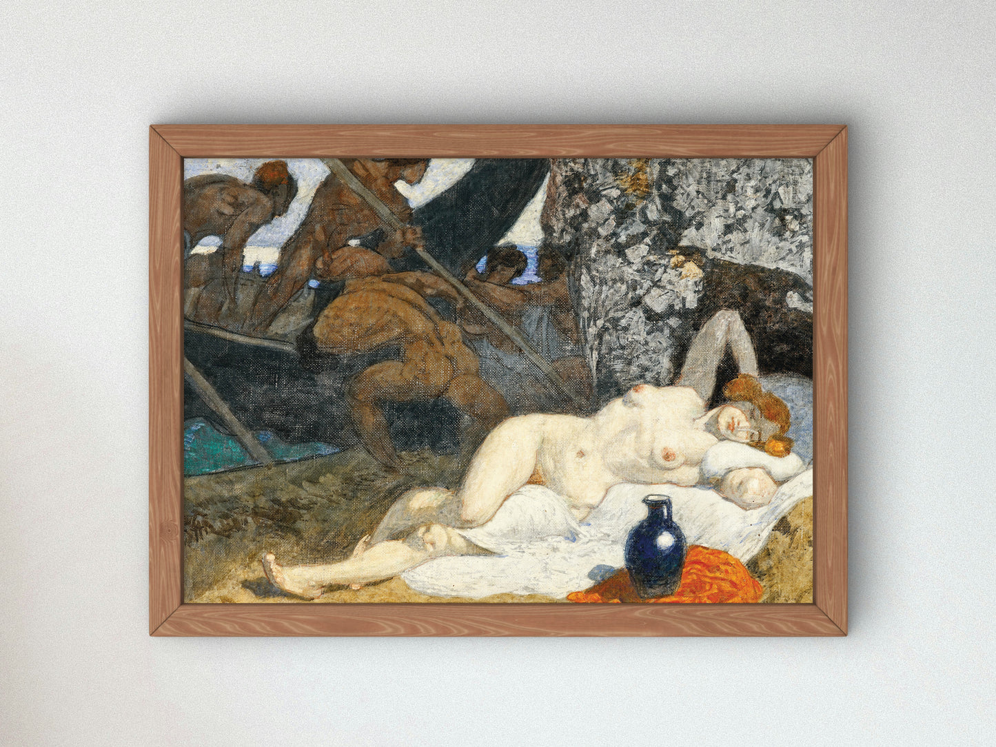 Ariadne on Naxos by Alexander Rothaug, Wall Art Print, Fine Art Reproduction, Museum Quality Decor, Poster