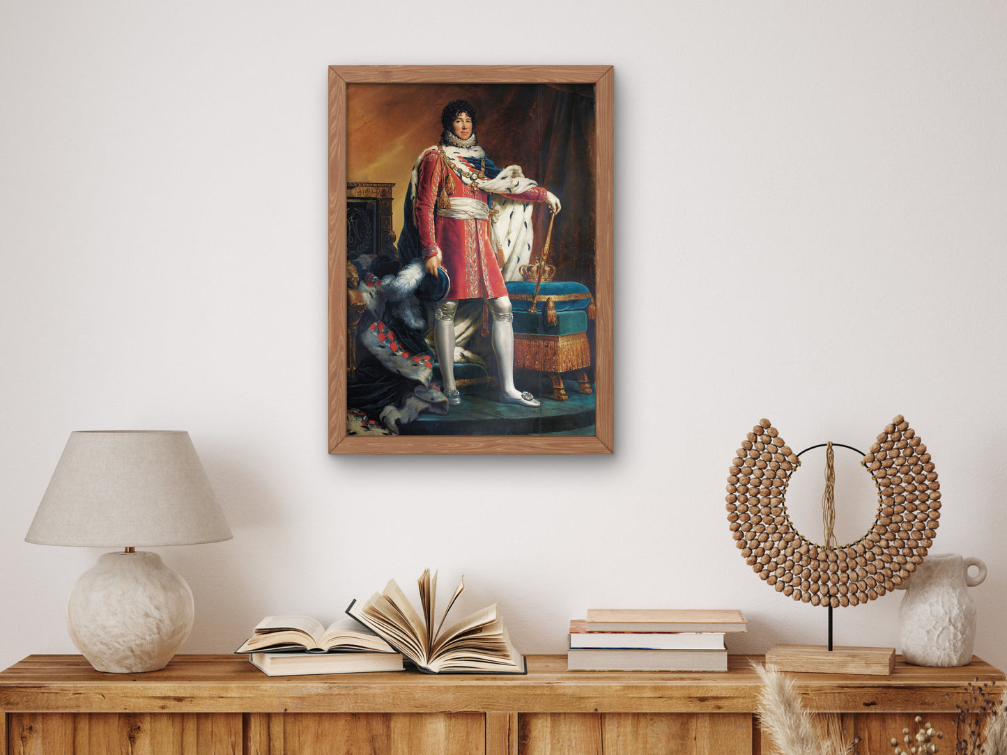 Portrait of Joachim Napoléon Murat by Jean Auguste Dominique Ingres 1867, Wall Art Print, Fine Art Reproduction, Museum Quality Decor