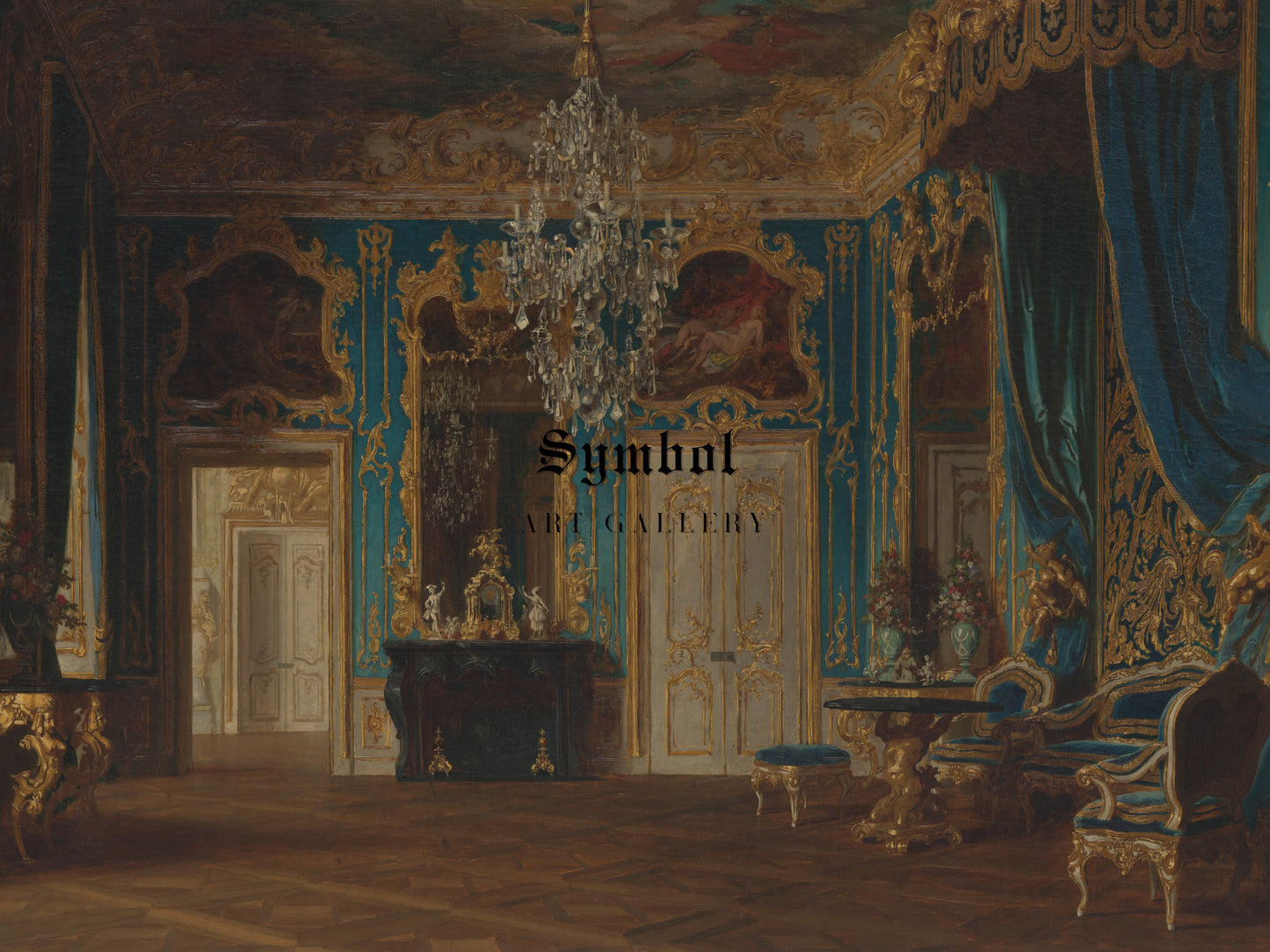 Project for a Room for King Ludwig II of Bavaria by Gyula Benczúr, Wall Art Print, Fine Art Reproduction, Museum Quality Decor, Poster