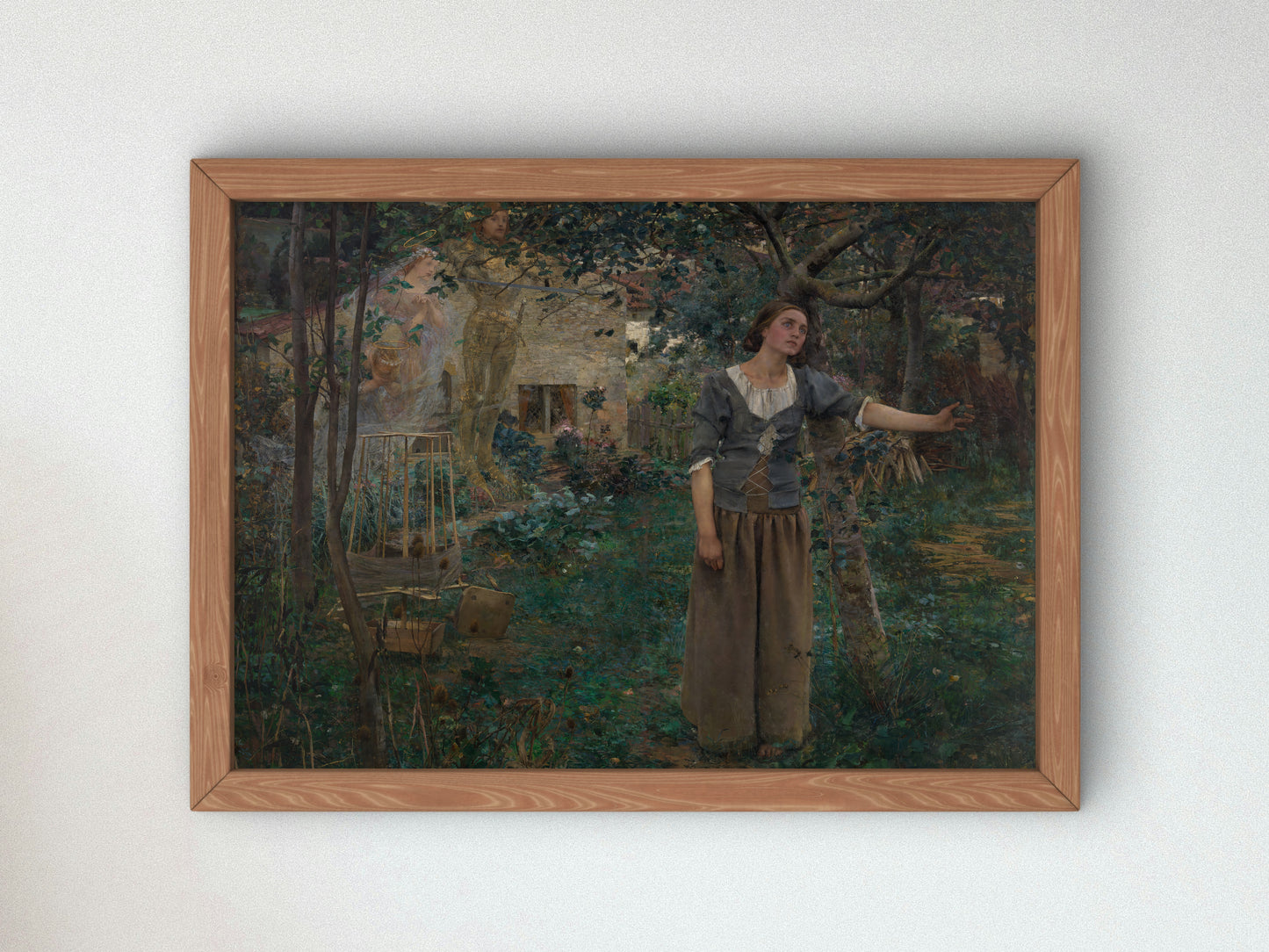 Joan of Arc by Jules Bastien Lepage 1879, Wall Art Print, Fine Art Reproduction, Museum Quality Decor, Poster