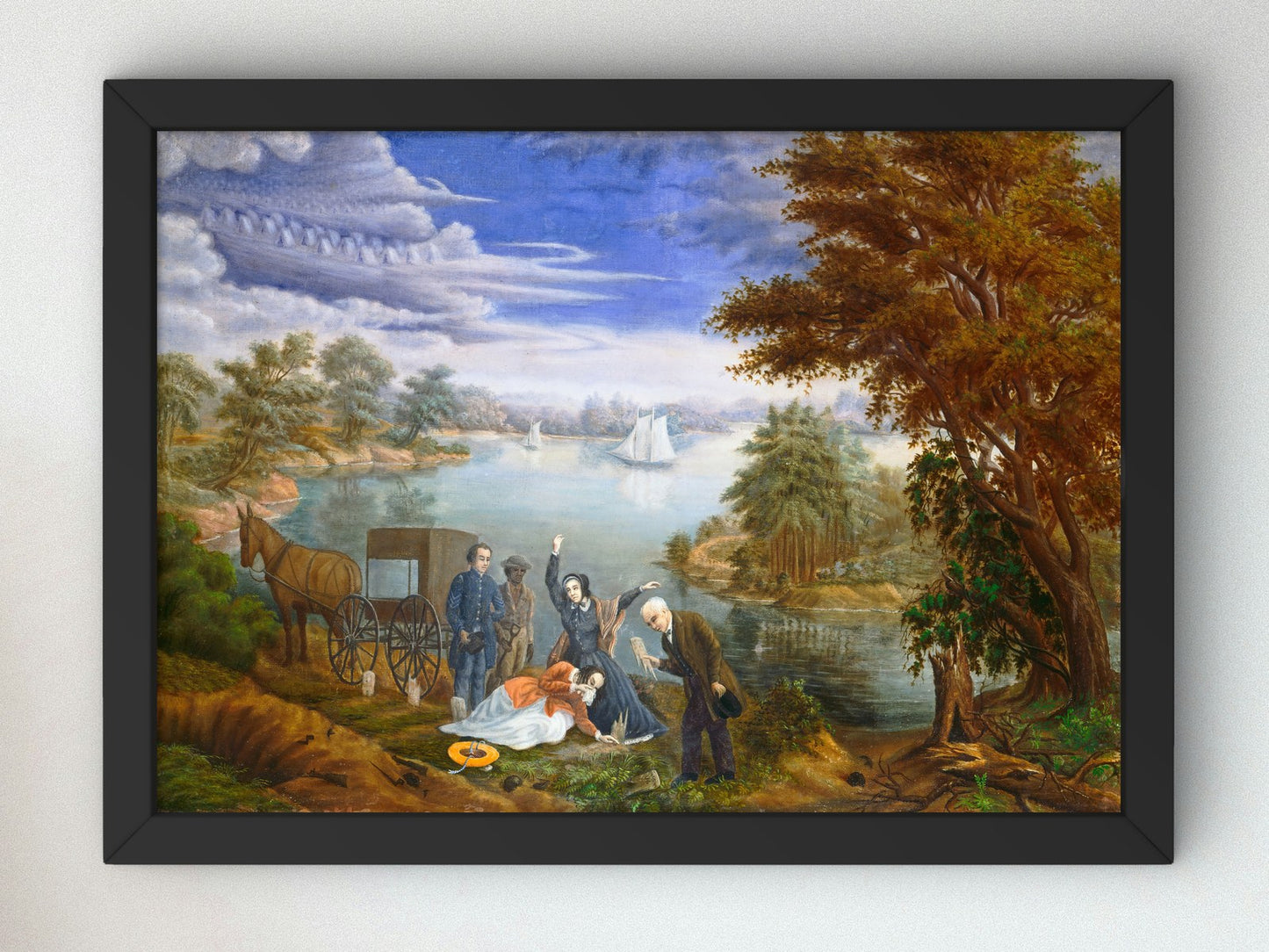 The Exhumation by Linton Park 1890, Wall Art Print, Fine Art Reproduction, Museum Quality Decor, Poster