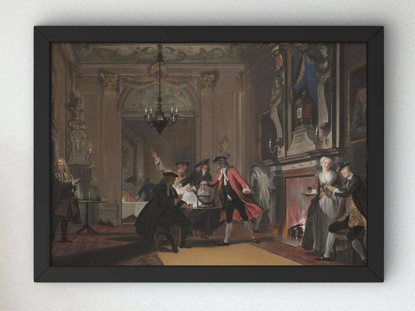Loquebantur Omnes by Cornelis Troost 1740, Wall Art Print, Fine Art Reproduction, Museum Quality Decor, Poster