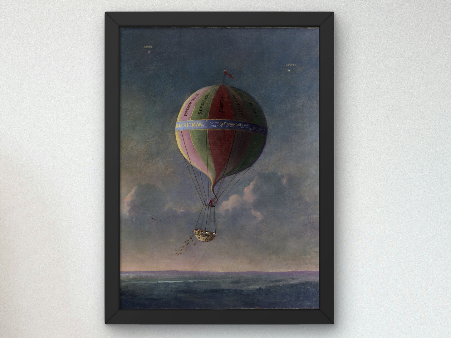 Benn Pittman Balloon by Frank Duveneck, Wall Art Print, Fine Art Reproduction, Museum Quality Decor, Poster