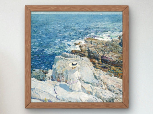 The South Ledges Appledore by Childe Hassam 1913, Wall Art Print, Fine Art Reproduction, Museum Quality Decor, Poster