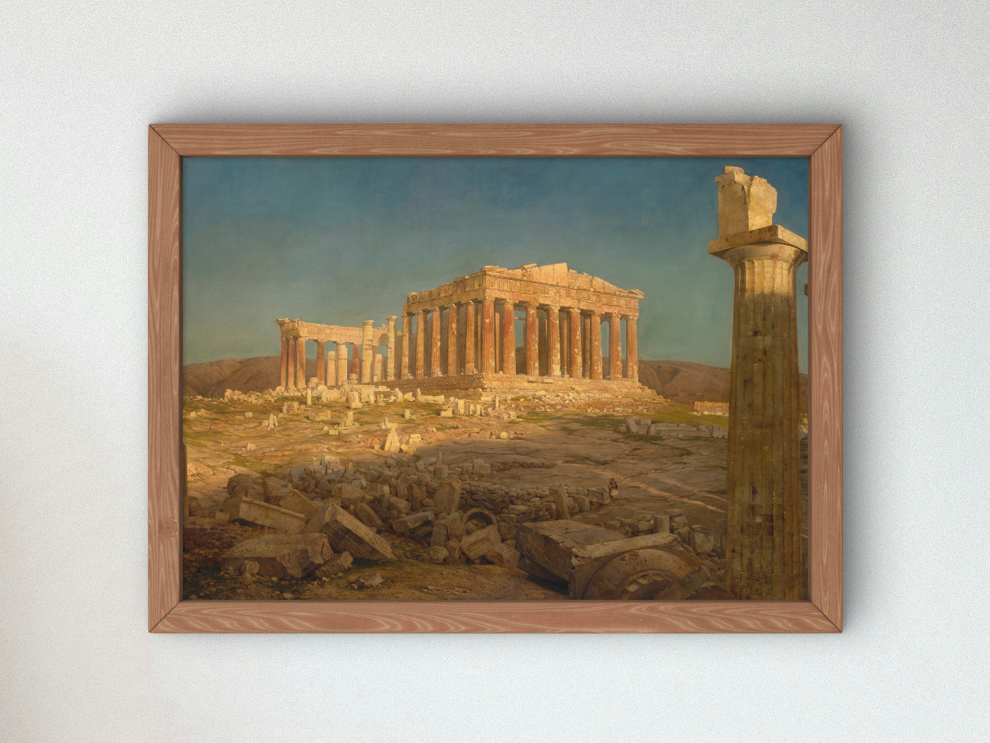 The Parthenon by Frederic Edwin Church 1871, Wall Art Print, Fine Art Reproduction, Museum Quality Decor, Poster