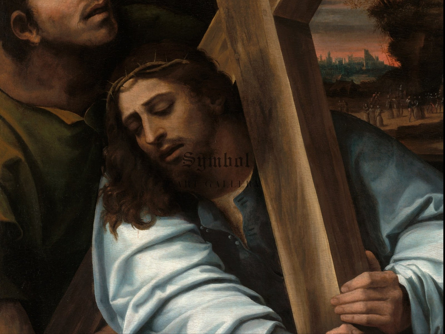 Christ Carrying the Cross by Sebastiano del Piombo 1515, Wall Art Print, Fine Art Reproduction, Museum Quality Decor, Poster