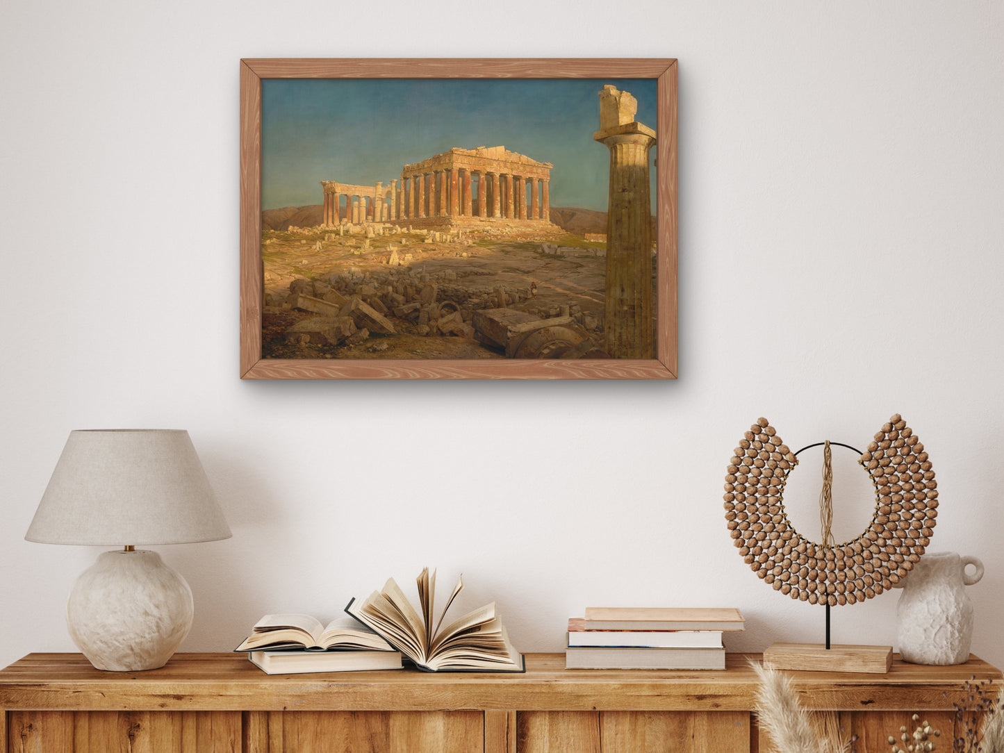 The Parthenon by Frederic Edwin Church 1871, Wall Art Print, Fine Art Reproduction, Museum Quality Decor, Poster