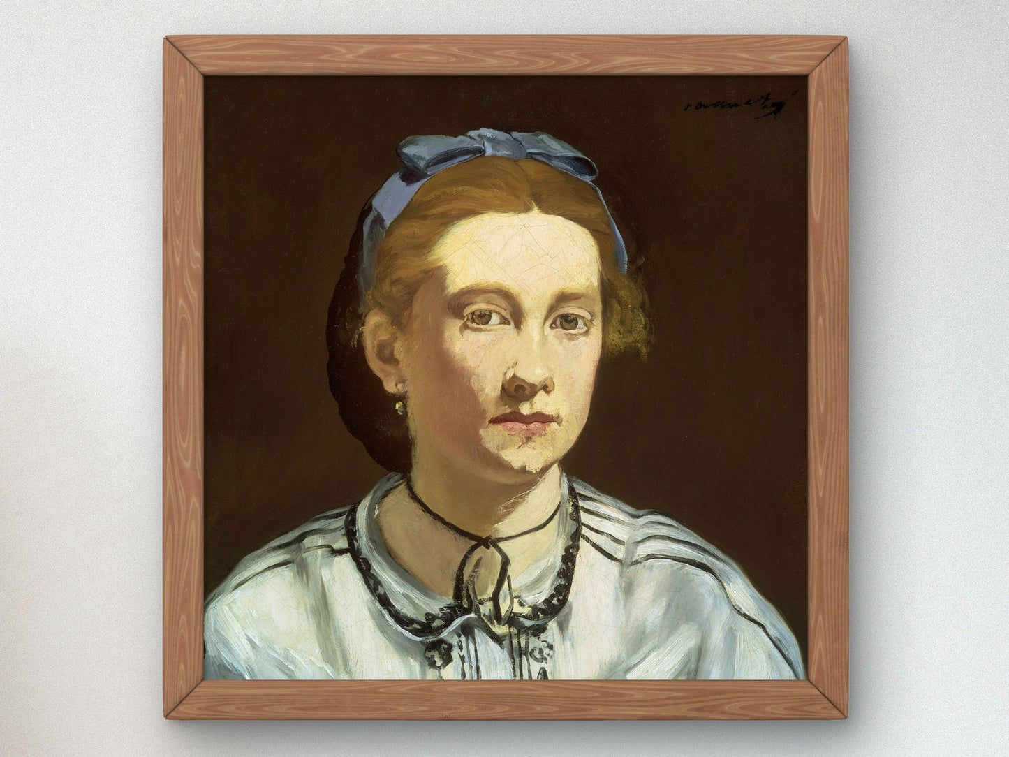 Victorine Meurent by Édouard Manet 1862, Wall Art Print, Fine Art Reproduction, Museum Quality Decor, Poster